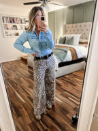 Denim Long Sleeve Top