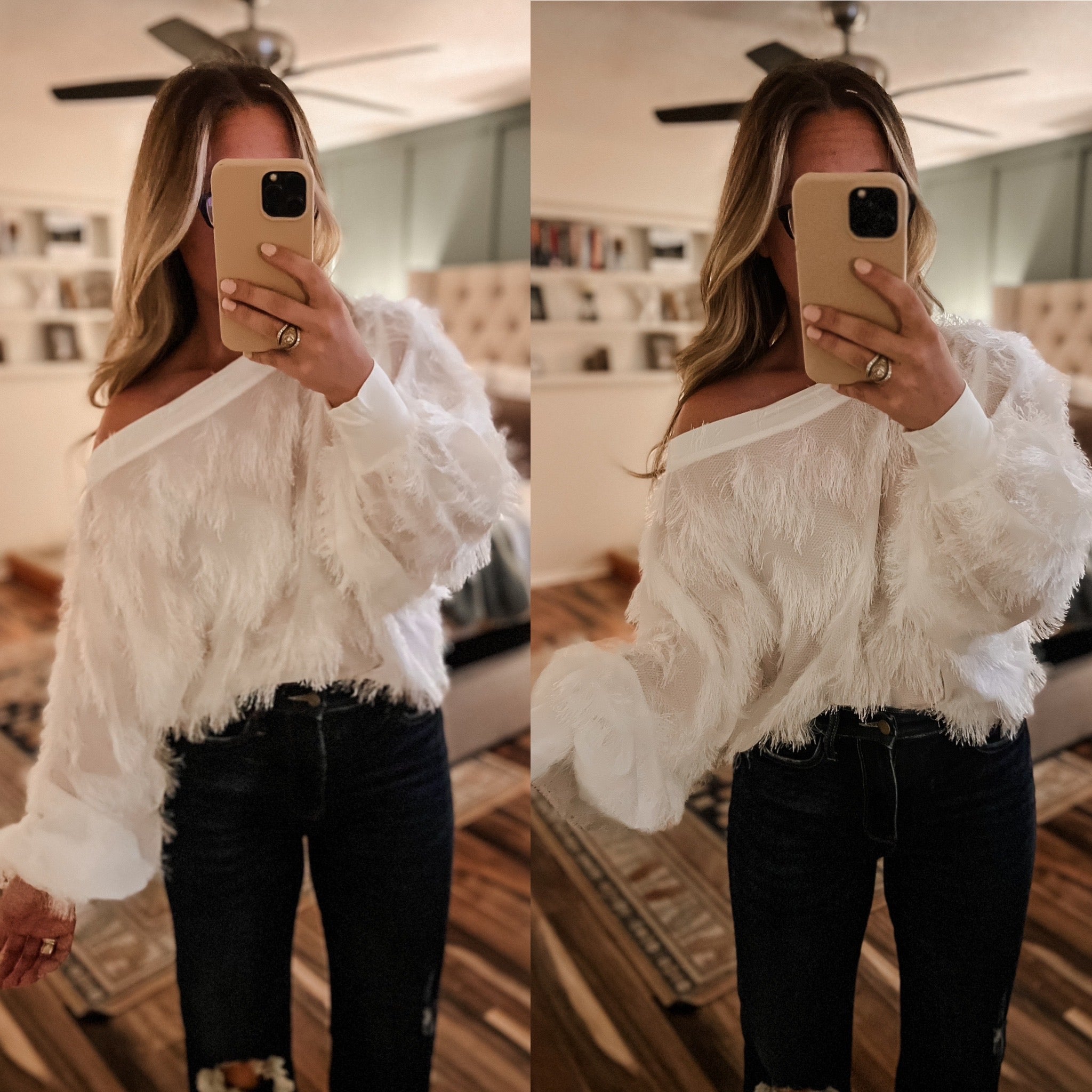 "Libby" Fringe Blouse