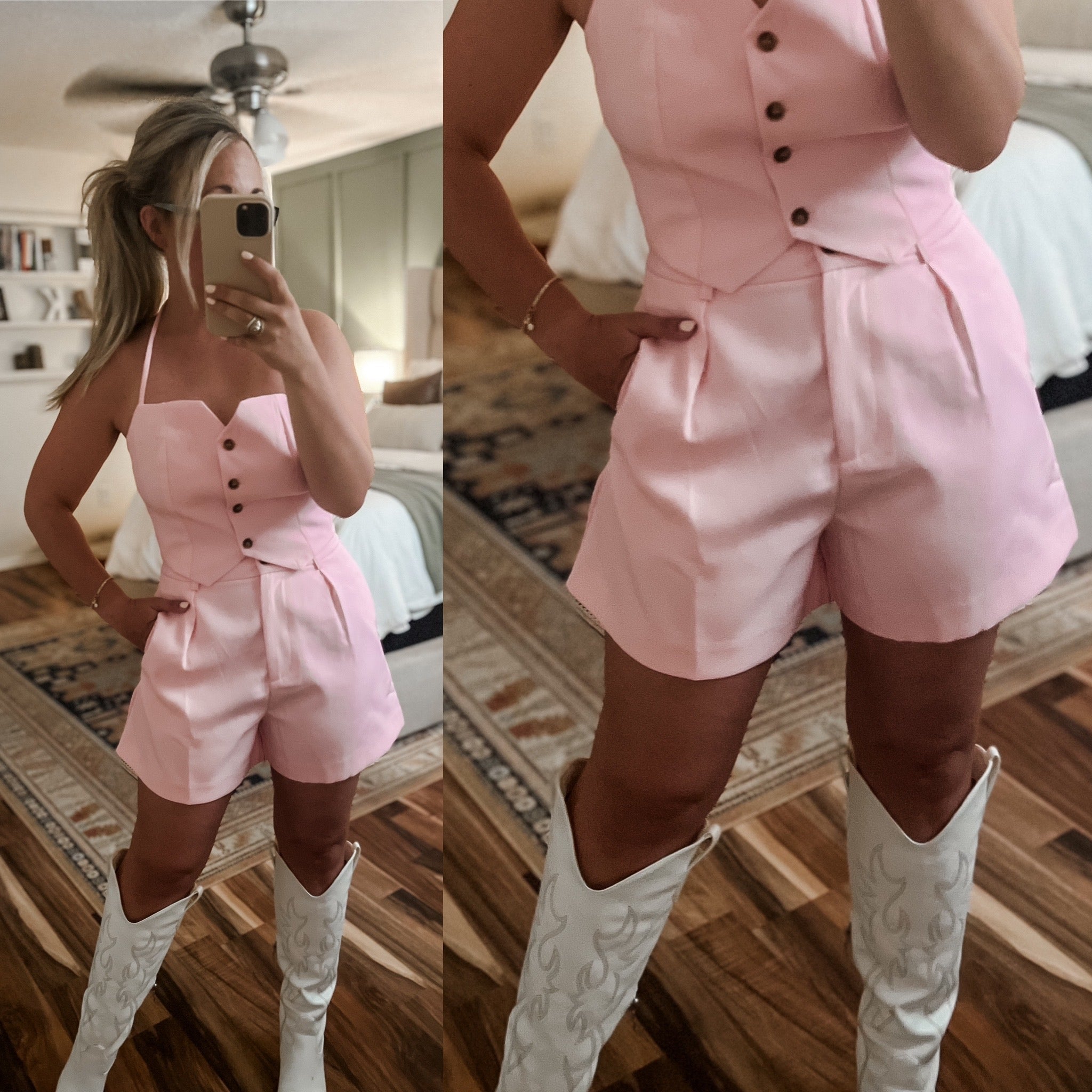 "Penny" Pink Shorts