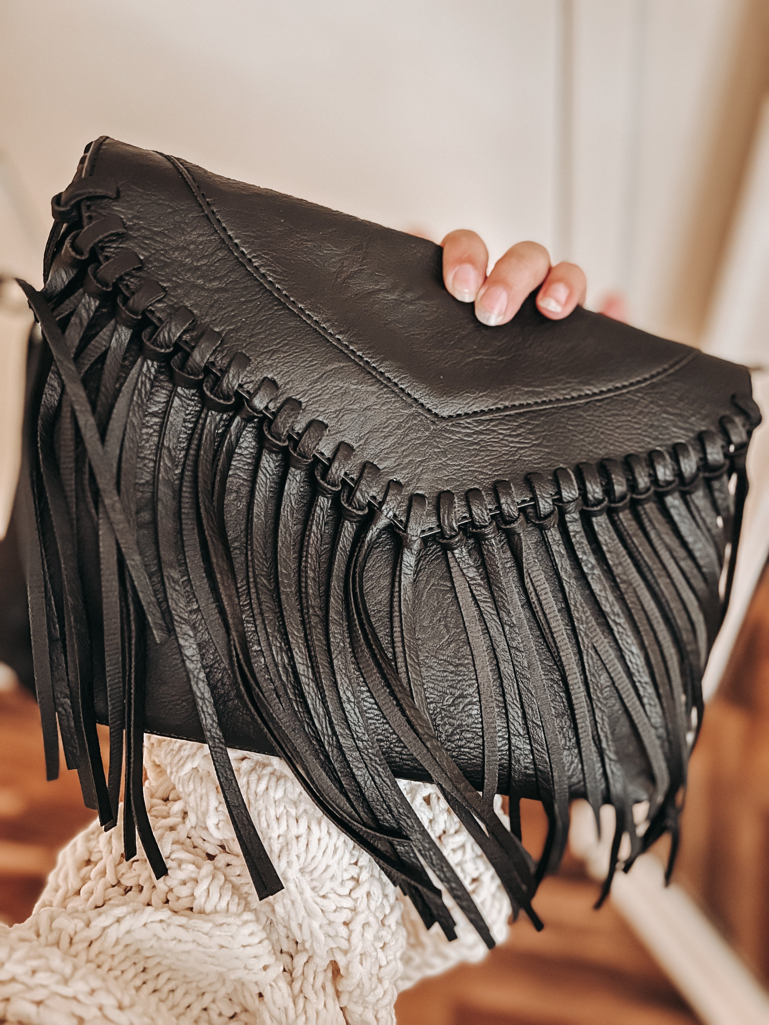 "Troubadour" Fringe Crossbody
