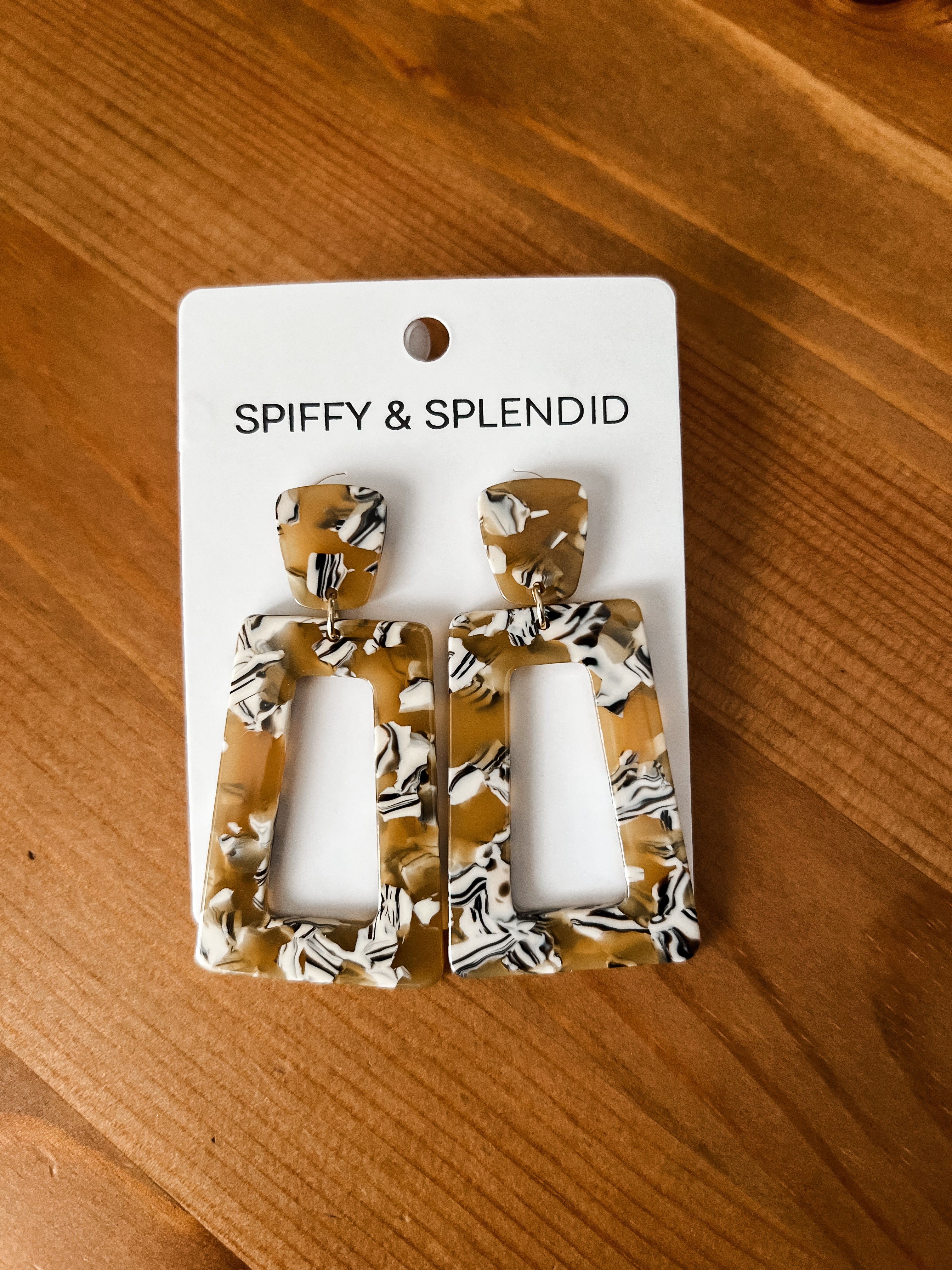 Statement Earrings - Mustard