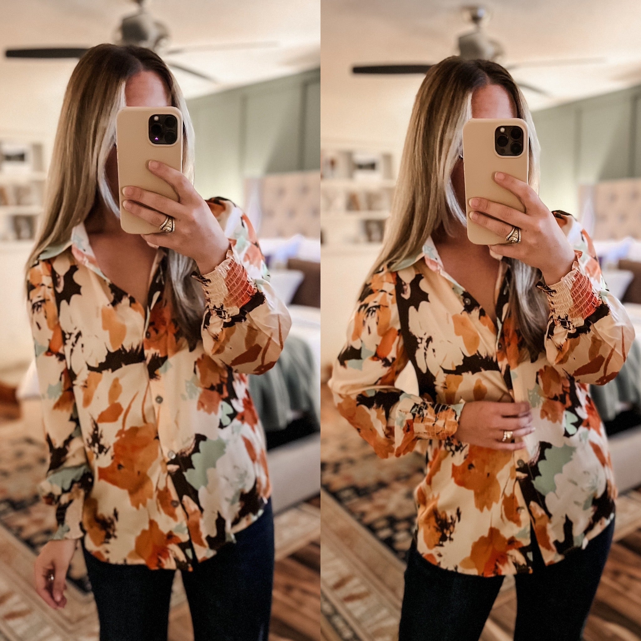 "Crisp" Satin Blouse