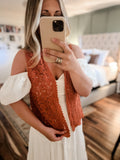"Hippie" Crochet Vest