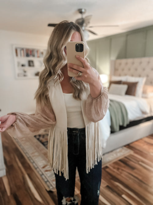 "Reno" Fringe Vest