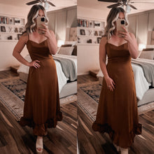 Load image into Gallery viewer, &quot;Baytown&quot; Brown Maxi Dress
