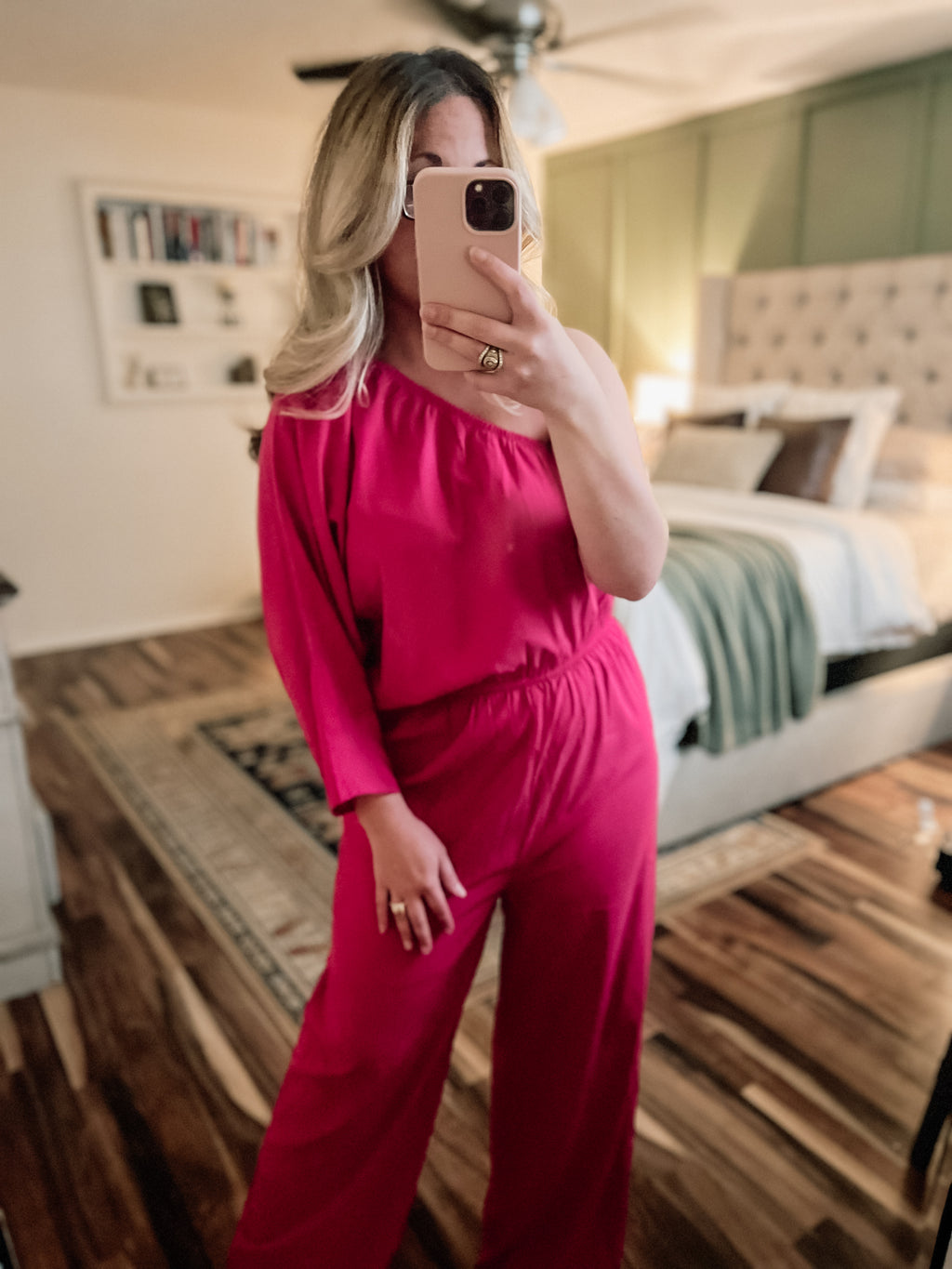 "Petal" Pink Jumpsuit