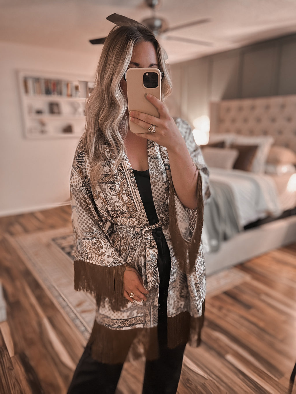 "Tate" Tassel Kimono