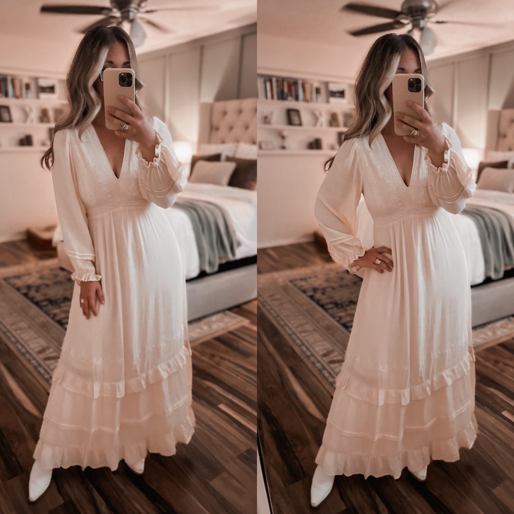 "Laredo" Lace Embroidered Maxi