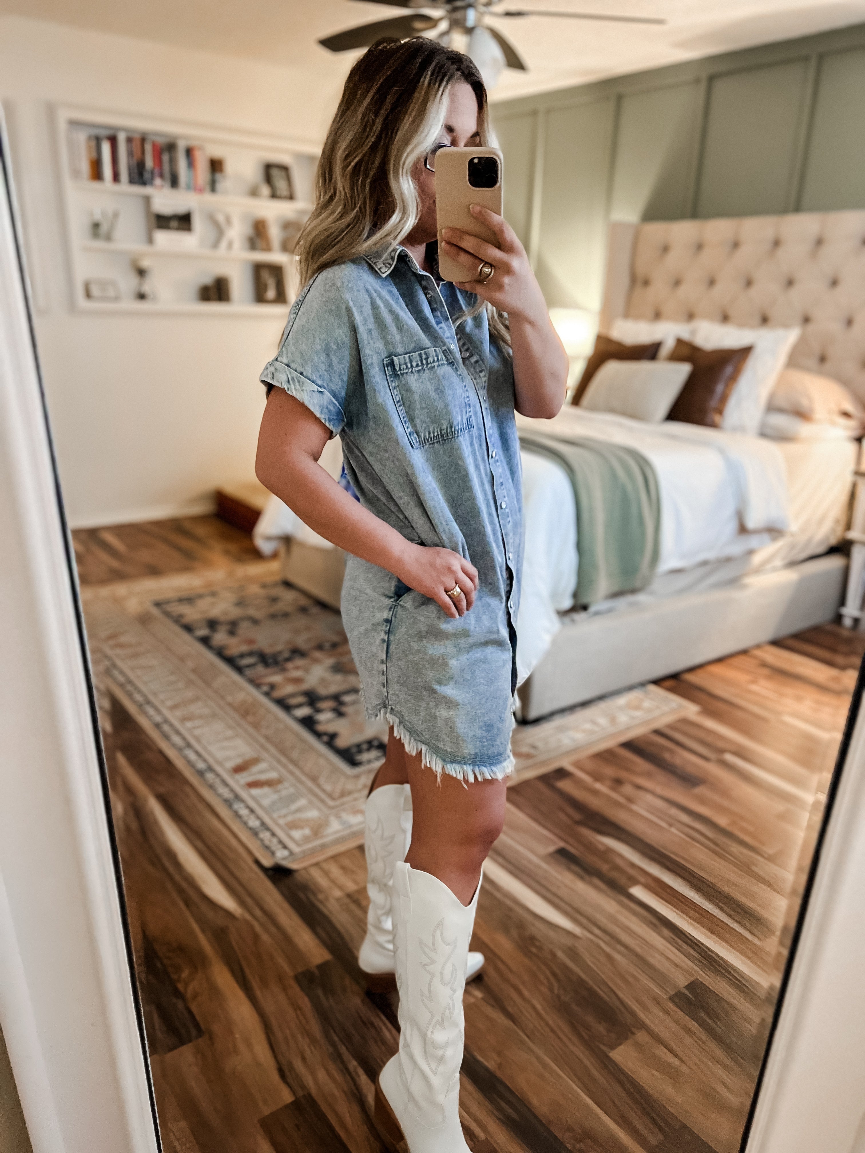 "Drinkin' Song" Denim Dress