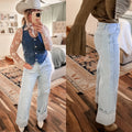 "Carolina" Cuffed Jeans