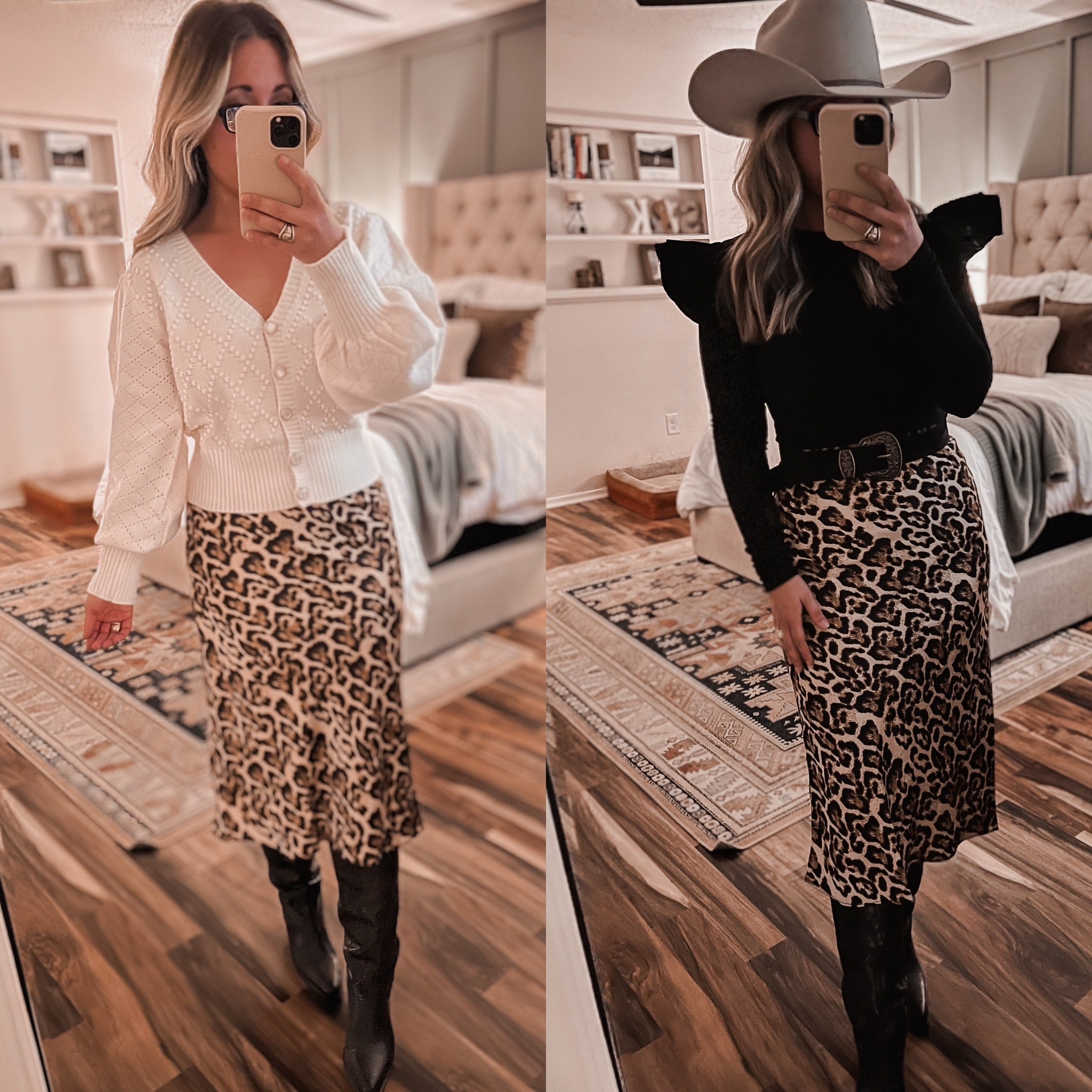 "Leps" Leopard Skirt