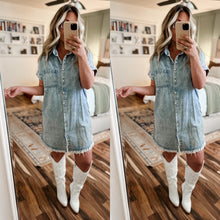 Load image into Gallery viewer, &quot;Drinkin&#39; Song&quot; Denim Dress
