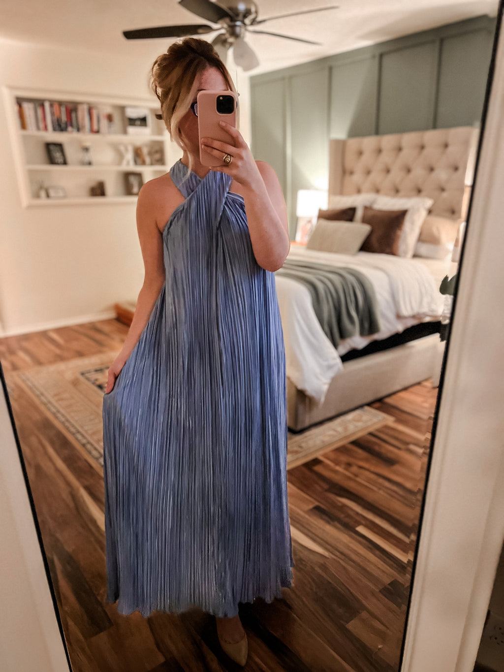 "Be Mine" Blue Maxi Dress