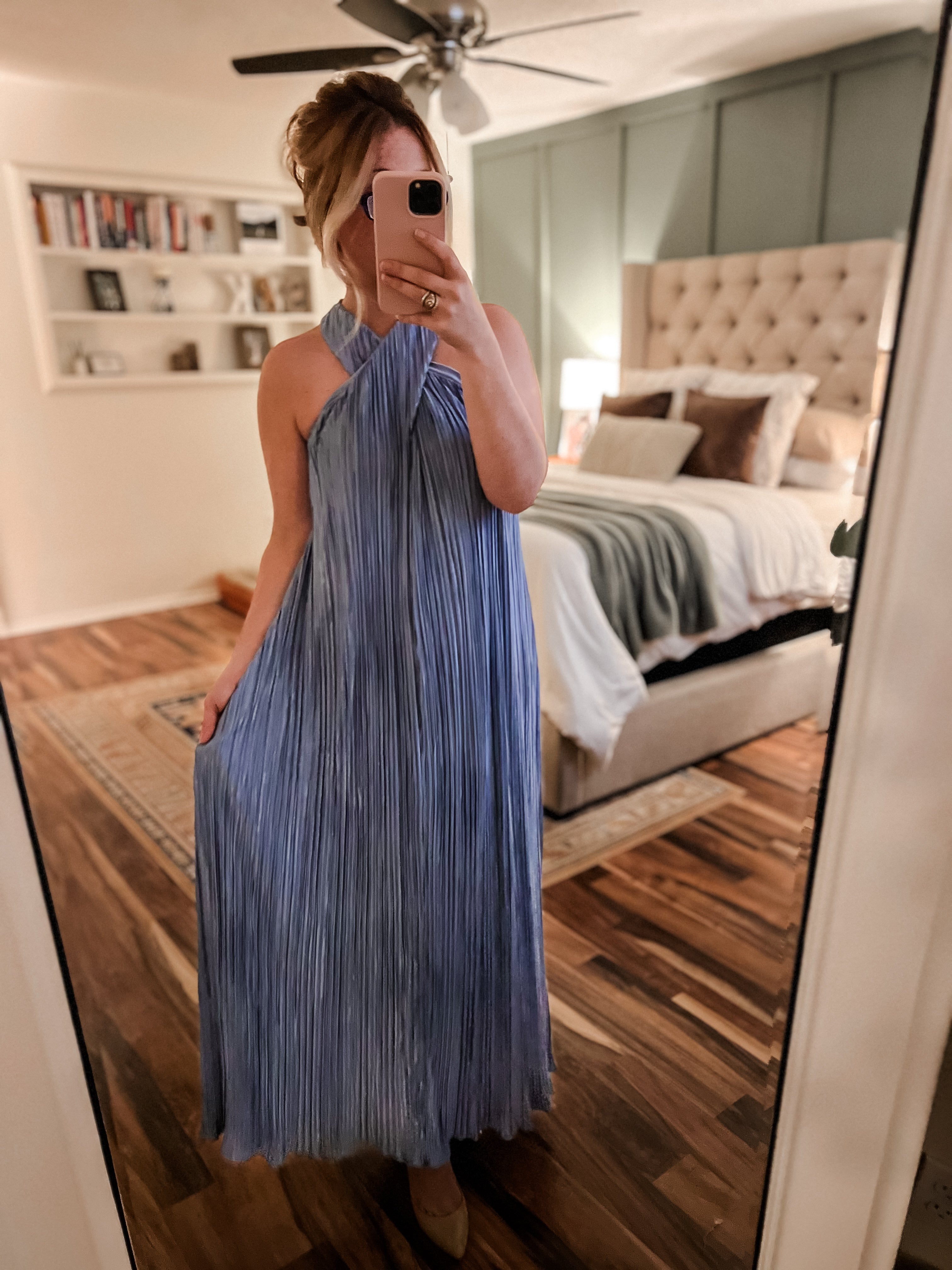 "Be Mine" Blue Maxi Dress