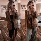 Suede Brown Blazer
