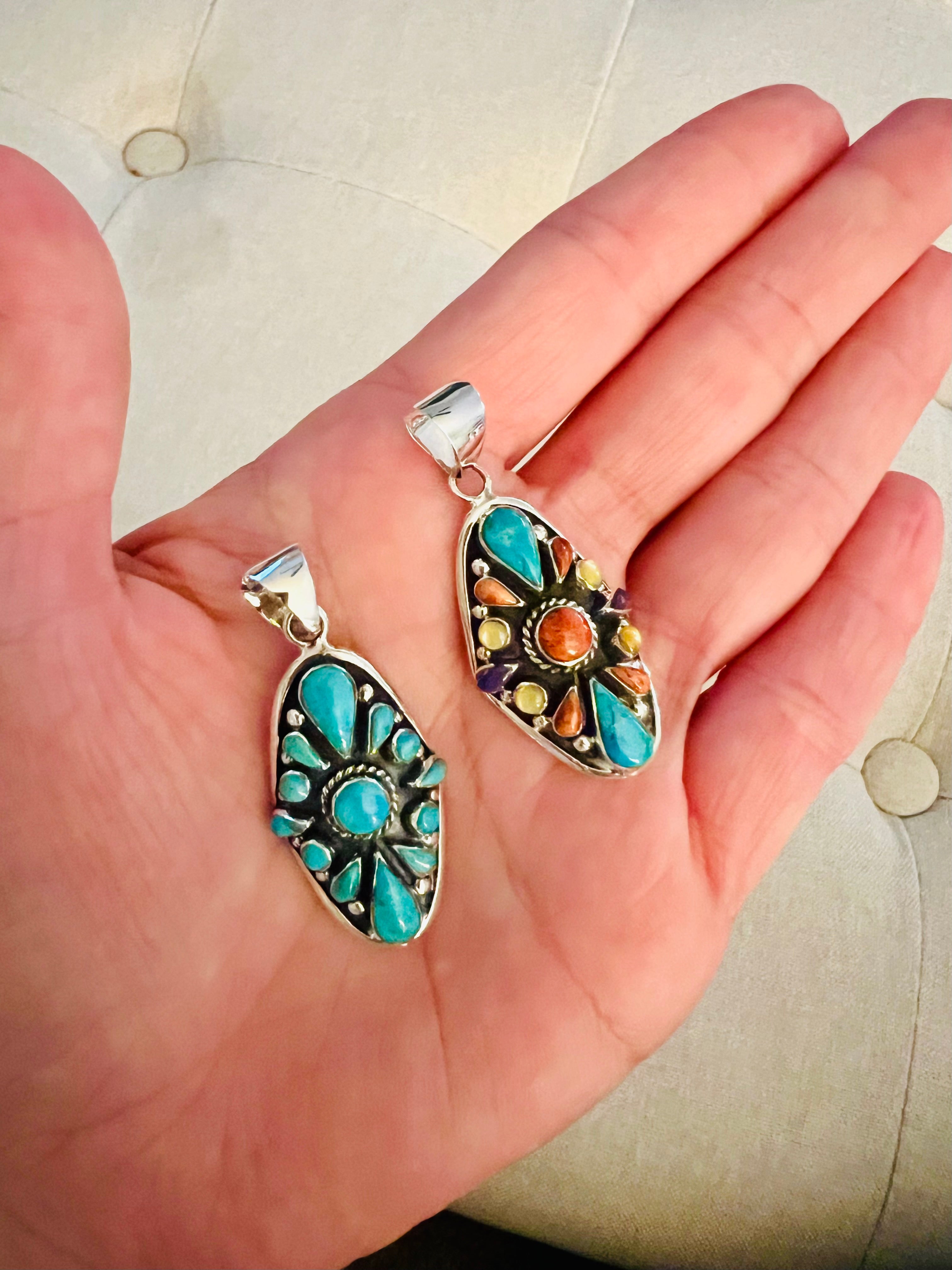 Genuine Turquoise Pendant