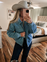 Load image into Gallery viewer, Faux Fur Denim Jacket
