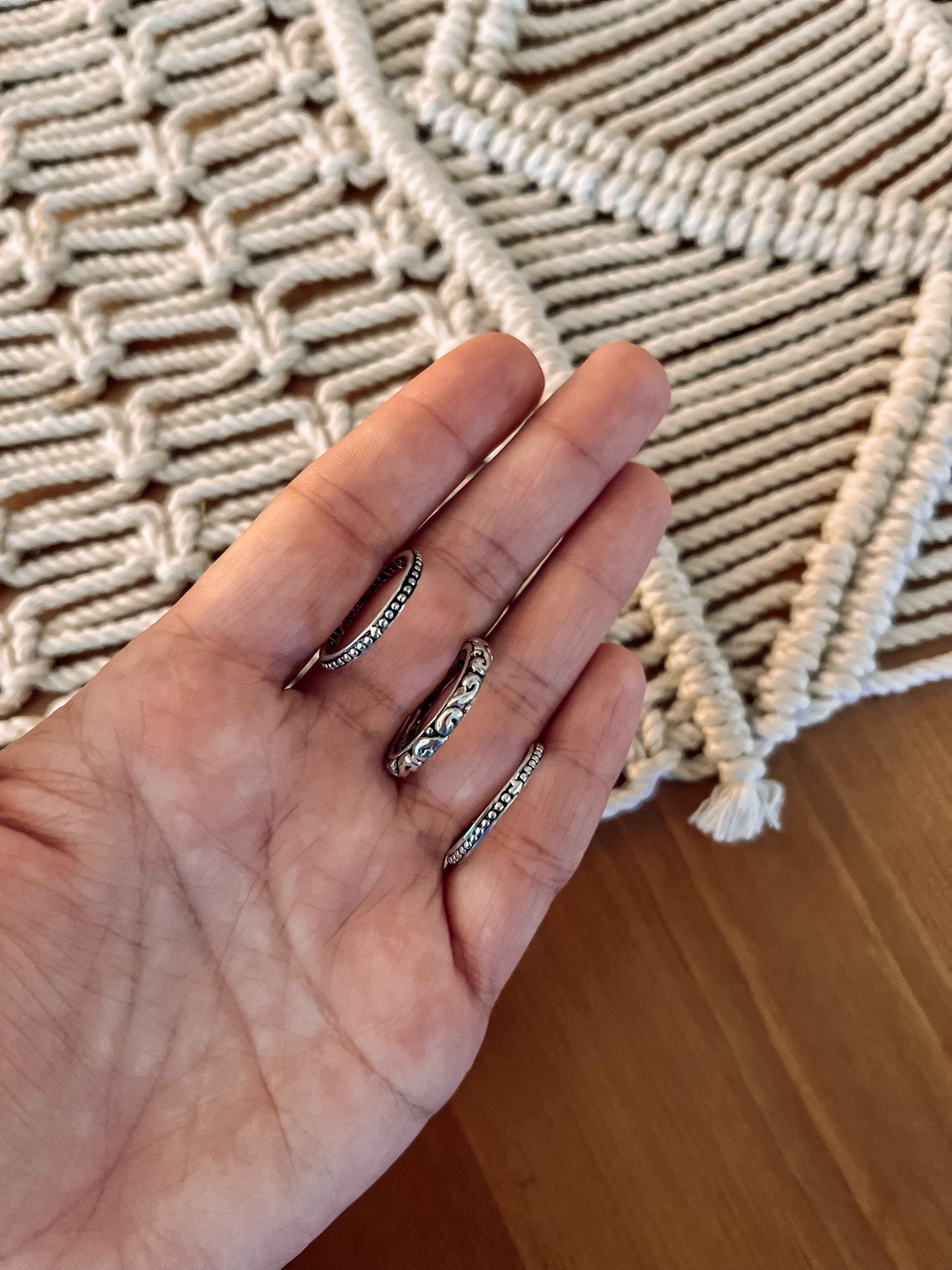 Sterling Silver Ring Stack