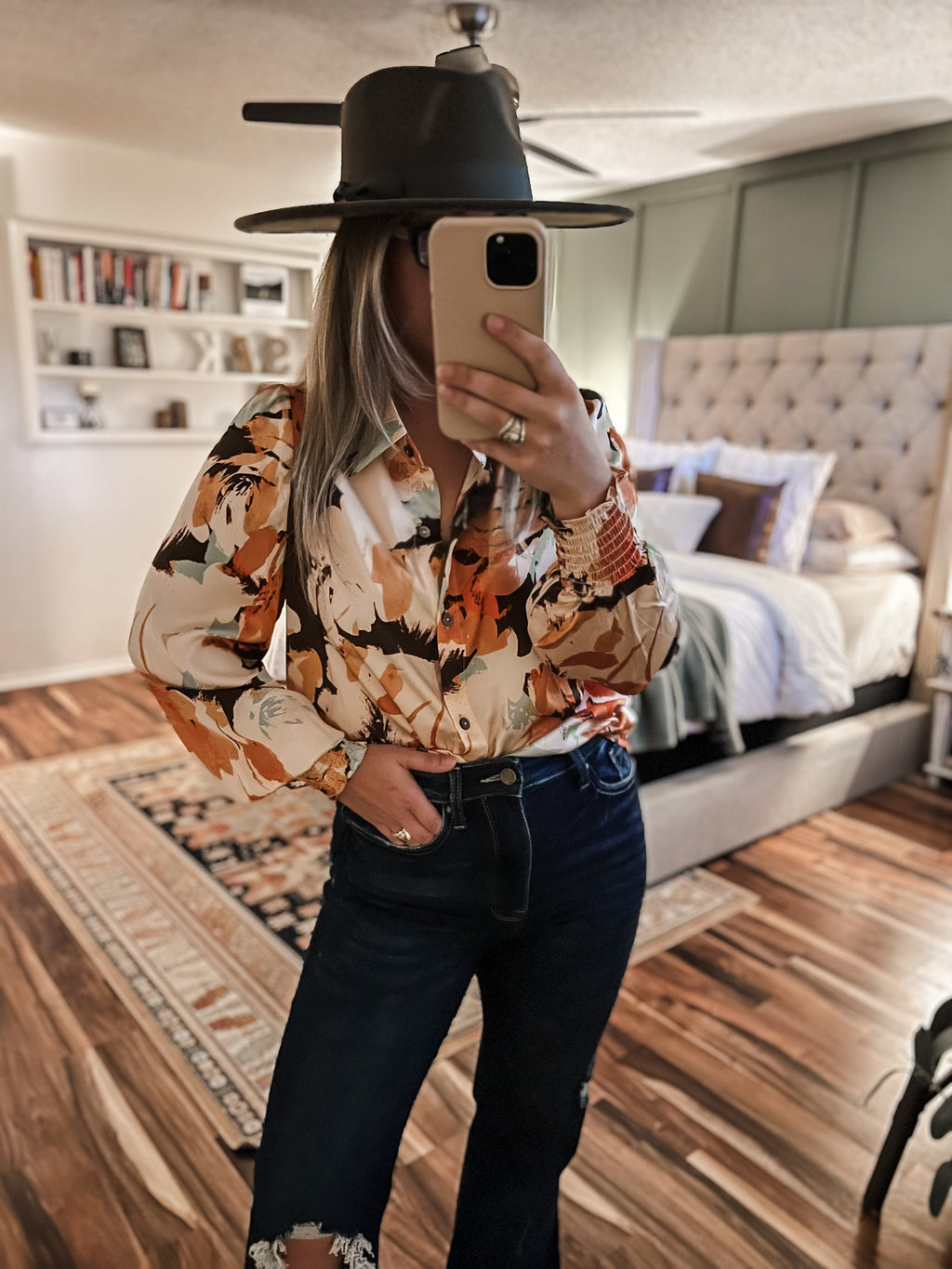 "Crisp" Satin Blouse