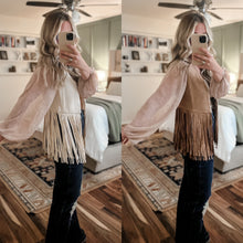 Load image into Gallery viewer, &quot;Reno&quot; Fringe Vest
