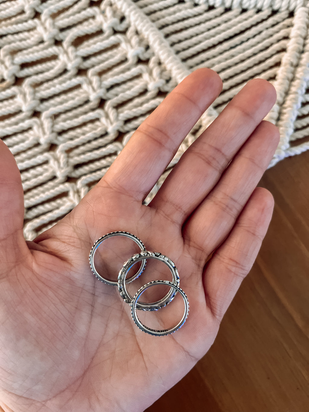 Sterling Silver Ring Stack