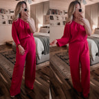 "Petal" Pink Jumpsuit