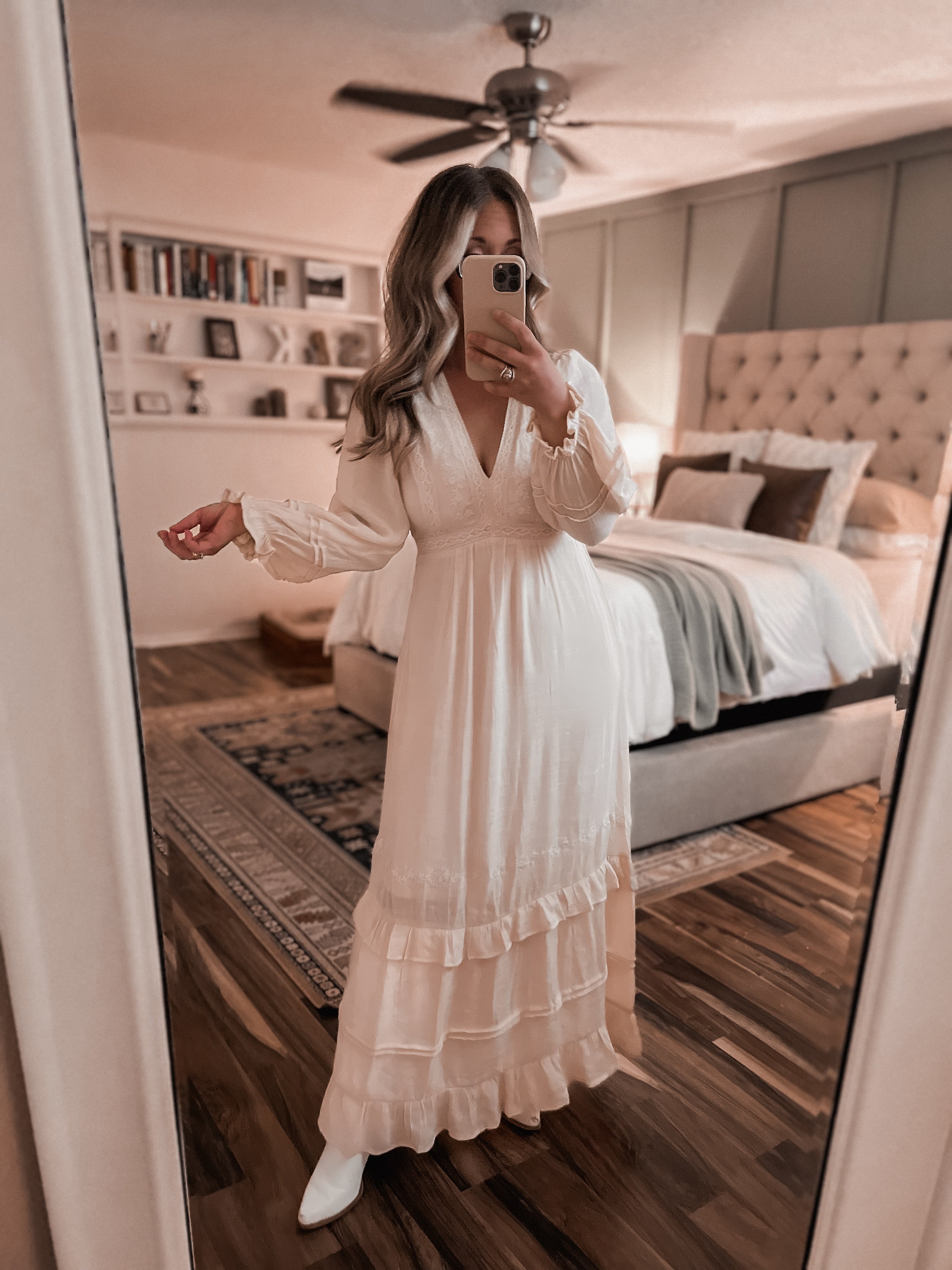 "Laredo" Lace Embroidered Maxi