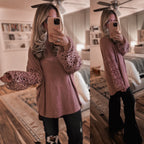 "Monday" Mauve Blouse