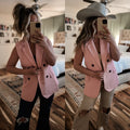 "Bashful" Blazer Vest