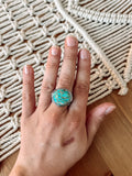 Genuine Turquoise Arrow Statement Ring