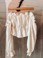 "Bae" Boho Crop Blouse