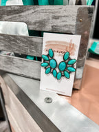 Turquoise Cluster Earring