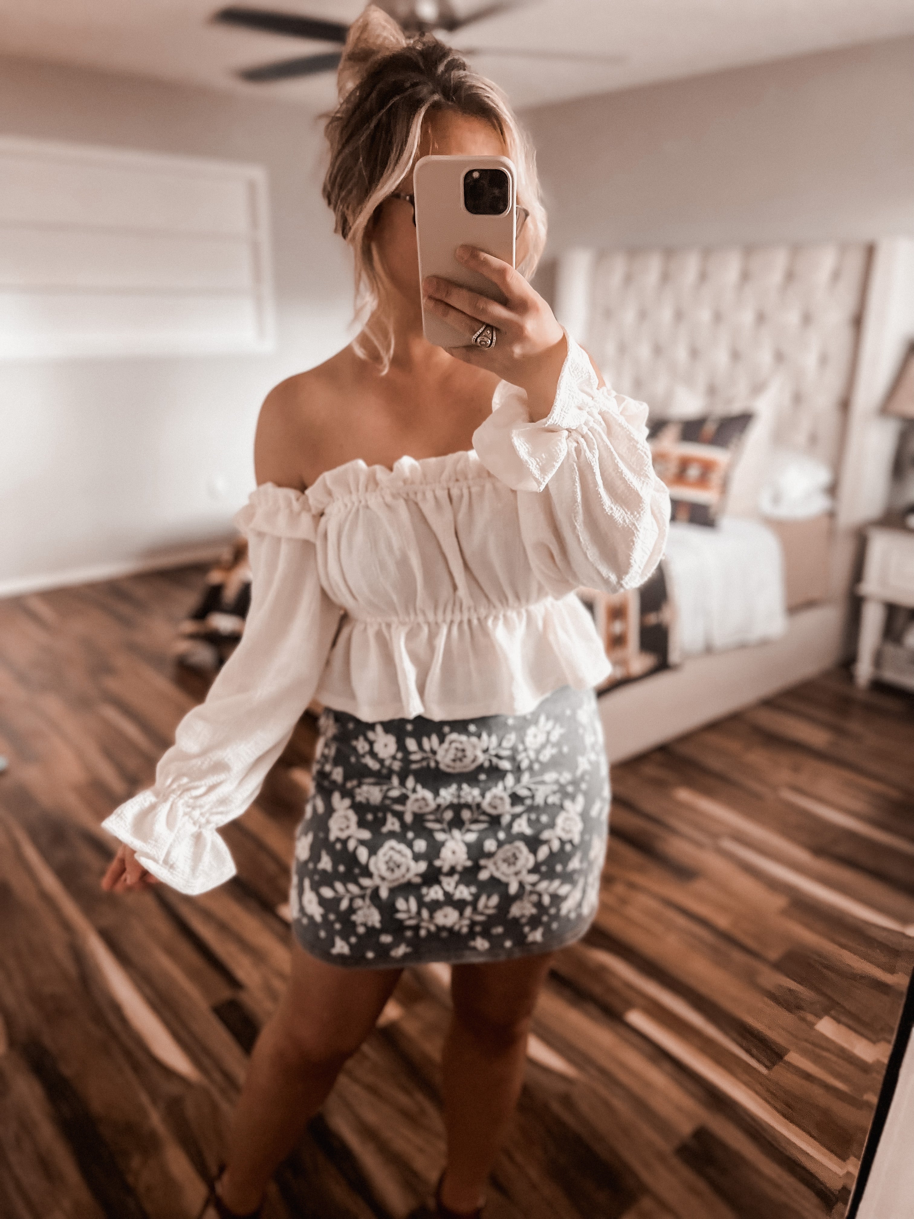 "Bae" Boho Crop Blouse