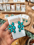 Turquoise Cluster Earring