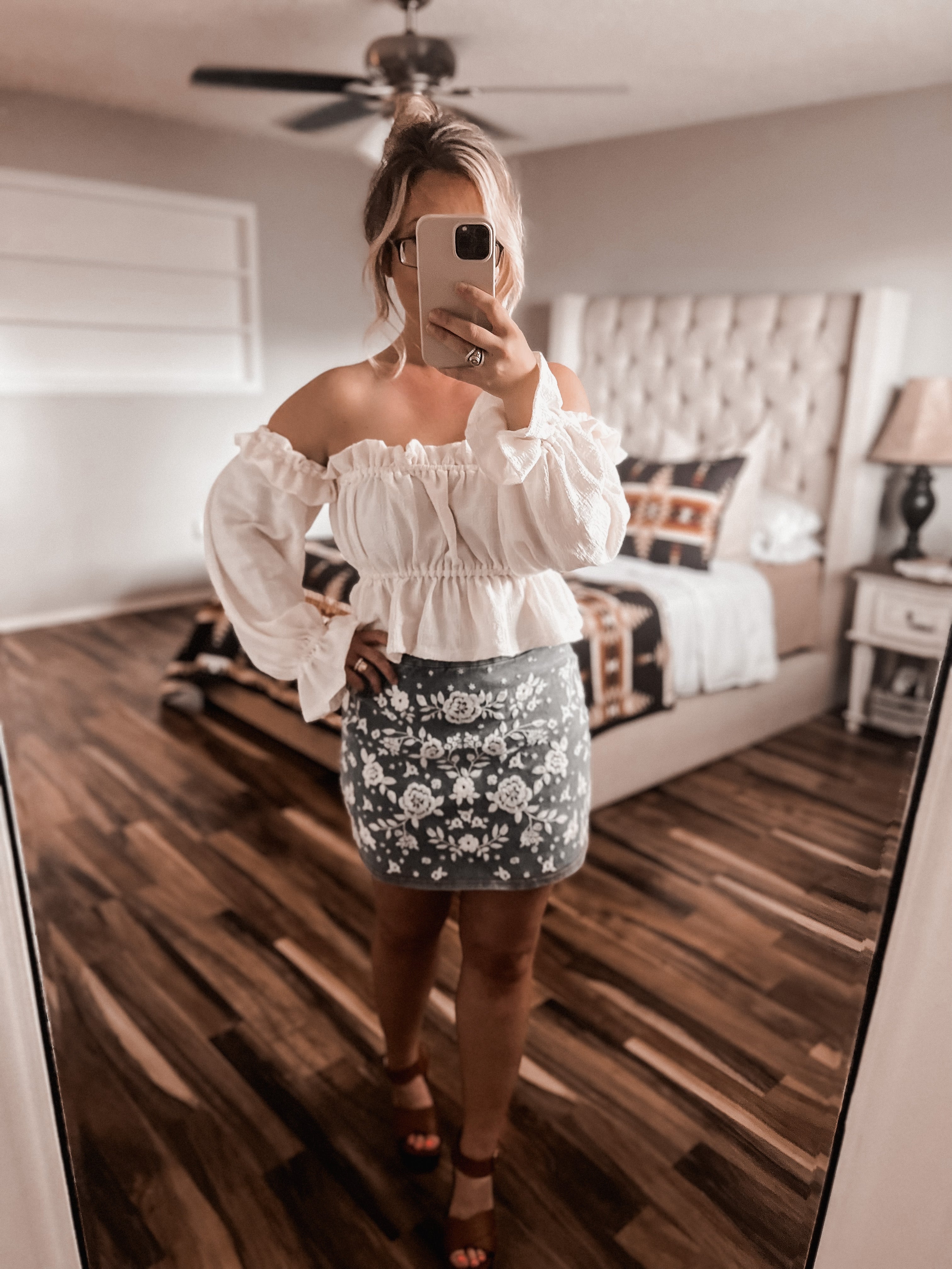 "Bae" Boho Crop Blouse