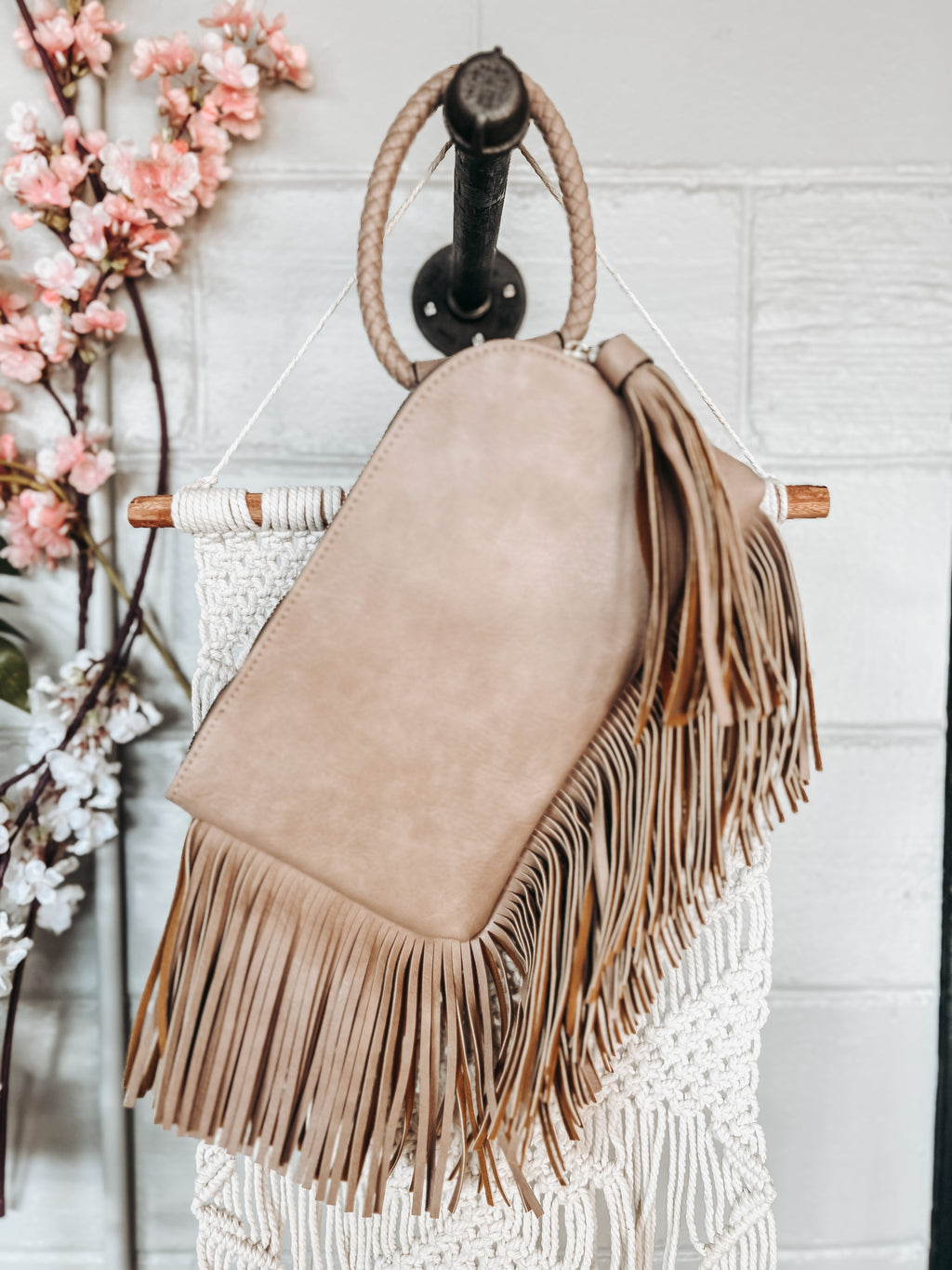 "Fayette" Fringe Clutch