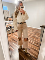 “90s Kid” Crop Flare Pants